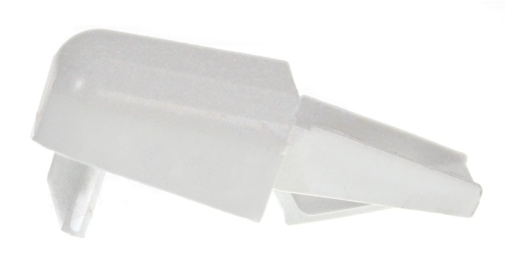 WG03L01246 - Genuine OEM GE Refrigerator Bottle Bar End Cap, White